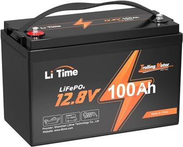 Litime 12V 100Ah TM Low-Temp Protection LiFePO4 Battery Built-in 100A BMS, Group 31 Deep Cycle, Lithium Iron Phosphate Battery Perfect for Trolling Motors, Marine, Yacht, Boat, RV, Home Energy