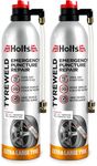 Holts Tyreweld Emergency Puncture Repair Tyre Sealant Kit for SUVs, 4x4s, LCVs & Vans, 600 ml (Pack of 2)