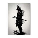 JWJQTLD Print On Canvas，Armored Samurai Viking Warrior Vintage Wall Art Print Canvas Painting Nordic Posters And Prints Wall Pictures For Living Room