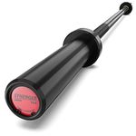 Synergee 25lb Five-Foot Barbell with 2” Sleeves. Rated 500lbs for Weightlifting. Available in Black Phosphate.