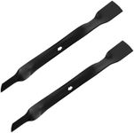 ZALANA 42" Deck Replacement Lawn Mower Mulching Blades for GX22151 GY20850 AM137328 AM137333 AM141033 - Compatible with John Deere 102 105 115 D100 D110 D125 D130 Lawn Tractor - 2 Pack