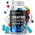 Creatine Gummies 90 Count 4000mg for Men & Women Creatine Gummies Natural Mixed Berry Flavour (45 Days Supply)