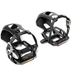 Bucklos Bike Pedals with Toe Cages 