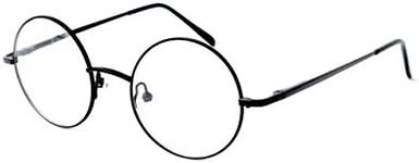 Big Mo's Toys Wizard Glasses - Round Wire Costume Glasses Accessories for Dress Up - 1 Pair