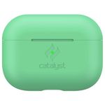 Slim Case for AirPods Pro by Catalyst - Skin for Apple AirPods Pro Charging Case, Interchangeable Colors, Protective Cover Soft Skin, Compatible Wireless Charging - Mint Green