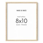 HAUS AND HUES 8x10 Frame - 8x10 Wood Picture Frame Wood Frames 8x10 Wood Frame Natural Wood Picture Frames Light Wood Frame 8x10 Picture Frame Wood Color Frame Natural Wood Frame, BEIGE FRAMED