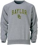 Barnesmith Baylor University Bears Adult Unisex Crewneck Sweatshirt, Spirit, Charcoal-Grey, Small