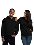 Fruit of the Loom mens Eversoft Fleece Sweatshirts & Hoodies Shirt, Pullover - Black, Small US