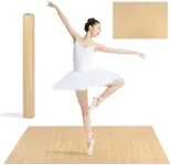 1/5-Inch Extra-Thick Marley Dance Floor, 4x6Ft Dance Floor Mat, Non-Slip Shock-Absorbing Portable Marley Floors, Ballet Jazz Pop Practice Floor for Home Studio School