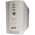 APC by Schneider Electric BK500EI Back-UPS Uninterruptible Power Supply 500VA (4 Outlets IEC, Surge protected)