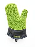 Prepara Oven mitt, 11x6.7x0.64in, Green/Grey