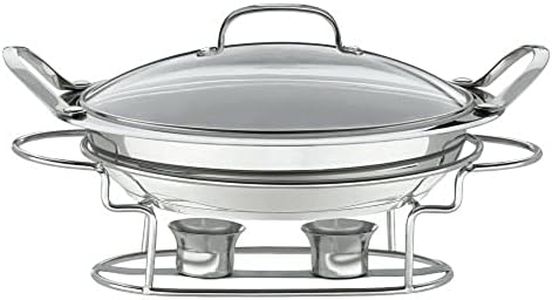 CUISINART 7BSR-28 Round Buffet Servers, Stainless Steel, 11"