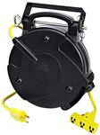 Pro-Reel 4330226793 8140T-P Heavy Duty Industrial Retractable Extension Cord Reel w/Tri-Tap