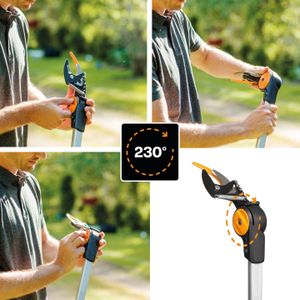 Fiskars PowerGear X Tree Pruner – Lightweight Telescopic Lopper