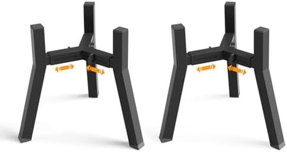 TIDANT 2Pack Elevated Dog Bowl Stand for Large Dogs, Adjustable Width 7-10.6", Raised Food Water Bowl Stand, Bowl NOT Included