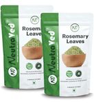 NeutraVed Rosemary Leaves 100g (50g x 2), for Hair Growth and Seasoning Food and Herbal Rosemary Tea | Packed Clean, No Dust and Stems Free in Stand-Up `Zipper Pouch - 100 Gram (50g x 2)