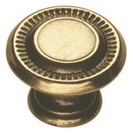 Hickory Hardware P8011-LP 1-Inch Manor House Cabinet Knob, Lancaster Hand Polished