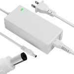 Power Cord Replacement DC18V 3A Charger Compatible with Cricut Cutting Machine Explore Air 2/Maker/Explore/Explore Air/Explore One/Expression/Expression 2/Create/Cake/Mini/Cake Mini/Original… (White)