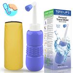 TONELIFE Travel Bidet-450 ml 15oz Portable Bidets Sprayer-Upside Down Squeeze Flusher Bottle-Momwasher Postpartum Clean-Personal Hygiene Care Portable Bidet for Travling,Kids,Puerpera,Eldery,Outdoor