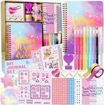 Nollh DIY Journal Kit for Girls - DIY Journal Set for Tween & Teen Girls, Stationery Set, Scrapbook & Diary Supplies Set, Journaling Art Crafts Kit, Ideal Gifts for 8 9 10 11 12 13 14 Year Old Girl