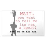 CafePress Meet Me On The Mat. Rectangle Bumper Sticker Car Decal