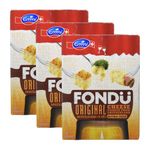 Emmi Fondue Cheese Original | Swiss Natural Cheese | 400g x 3 (Pack of 3)