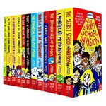 Baby Aliens Series 12 Books Collection Set (Baby Aliens Got My Teacher, The Spy Who Loved School Dinners, My Headteacher is a Vampire Rat, Attack of the Demon Dinner Ladies & 8 More…)