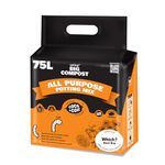 Coco & Coir All Purpose Compost. Peat-free Coco Soil for Plants Indoors. Potting Soil Fertilised with NPK - Coco Boost (75L)