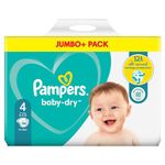 Pampers Baby Dry Nappies, Size 4