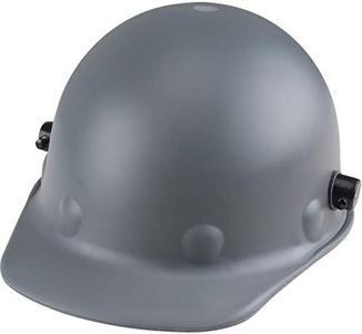 FIBRE-METAL Honeywell Safety Products Safety P2AQRW09A000 Super Eight Fiber Glass Cap Style Ratchet Hard Hat with Quick-Lok, Grey, Medium