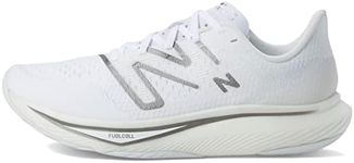 New Balance Men's Mfcxv3 Running Shoe, White/Dark Silver Metallic/Light Silver Metallic, 11.5