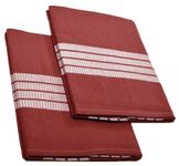 TUNI MANI SPL Cotton Bedsheet for Hospitals/Hotels and Home Queen Size : 60" X 90" Pack of 2 (Maroon)