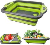 Green Collapsible Cutting Board wit