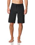 Quiksilver Men's Standard Manic 22 Inch Length Cargo Pocket Boardshort Swim Trunk, Black, 36