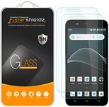 (2 Pack) Supershieldz for ATT AXIA Phone Tempered Glass Screen Protector, Anti Scratch, Bubble Free