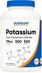 Nutricost Potassium Citrate 99mg, 500 Capsules