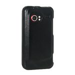 Amzer Limited Edition Elite Leather Snap-On Hard Case for HTC DROID Incredible PB31200