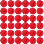 TIHOOD 35PCS 2"x2" Red Circus Clown Nose Bulk for Party Halloween Costume Supplies Christamas