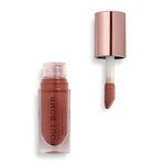 Revolution Beauty London Pout Bomb Plumping Gloss, High Shine, Rich Pigment, Soft Tingle Effect, Cookie Deep Nude