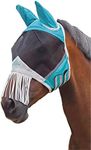 Shires Fly Mask with Nose Fringe