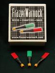 Frazer Warnock 3 pack Red x2 Green x1 Bagpipe Practice Chanter Reeds