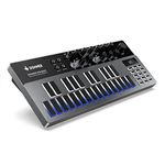 Analog Bass Synthesizer and Sequencer, Donner B1 Controller with 128 Patterns, Saturation & Delay Effects, LED Display and MIDI IN/OUT