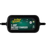 Battery Tender 3 AMP Car Battery Charger Battery Charger and Maintainer, 12V and 6V - 022-0202-DL-CA