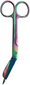 Prestige Medical 5.5 Inch Bandage Scissor, Rainbow Finish, 1.6 Ounce