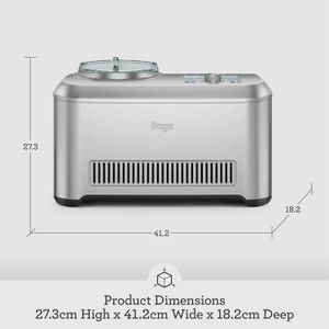 Sage Smart Scoop Ice Cream Maker – Automatic Frozen Dessert Machine