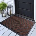 ubdyo - Durable Outdoor Mat - Front Door Mat - 30''x18'' - Welcome Mats Outdoor - Outdoor Mat - Indoor - Entryway Mat - Burgundy (1-Pack)