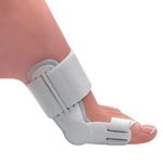 Hallufix Bunion Corrector Splint with Flexible Hinge | Hallux Valgus Big Toe Straightener with Gel Cushion & Toe Separator | Pain Relief & Toe Alignment Support, Wear Inside Shoes (Large)
