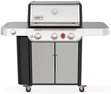 Weber Genesis S-335 Liquid Propane Gas Grill, Stainless Steel