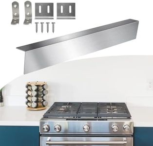 30" Slide-in Range Rear Filler Kit,Range Gap Filler, Stainless Steel Back Gap Cover for Stove, Stove Trim Kit Between Stove and Backsplash.