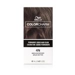 COLORCHARM Permanent Liquid Hair Color for Gray Coverage| 4N Medium Brown | 1.4 Fl oz.